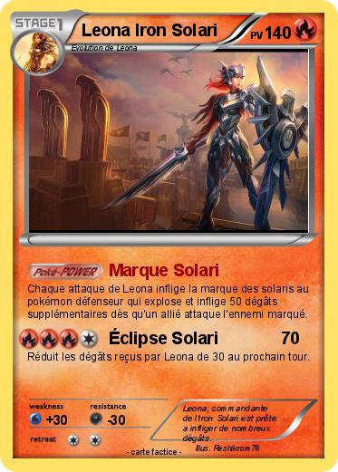 Pokemon Leona Iron Solari