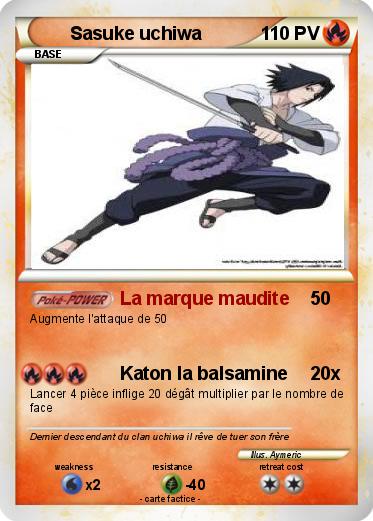 Pokemon Sasuke uchiwa