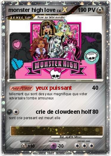 Pokemon monster high love