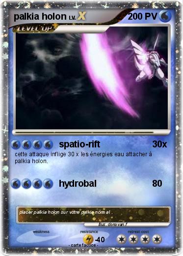 Pokemon palkia holon