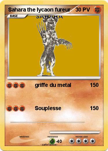 Pokemon Sahara the lycaon fureur
