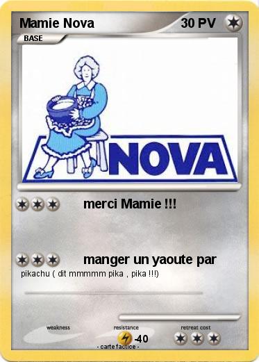 Pokemon Mamie Nova