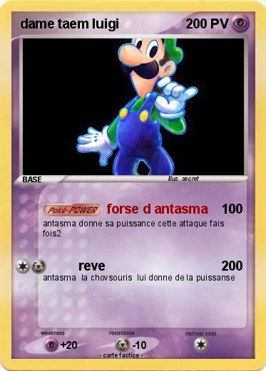 Pokemon dame taem luigi