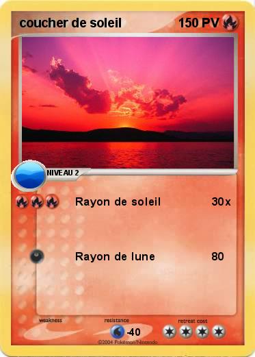 Pokemon coucher de soleil