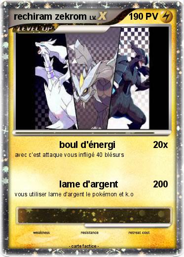 Pokemon rechiram zekrom