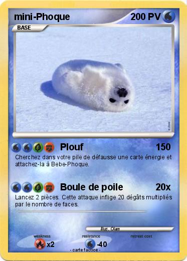 Pokemon mini-Phoque