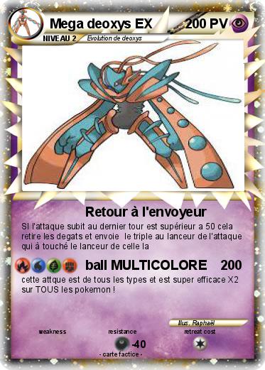 Pokemon Mega deoxys EX