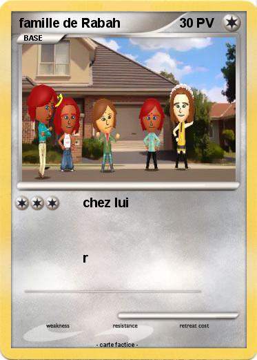 Pokemon famille de Rabah