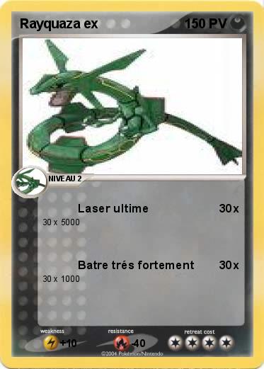 Pokemon Rayquaza ex