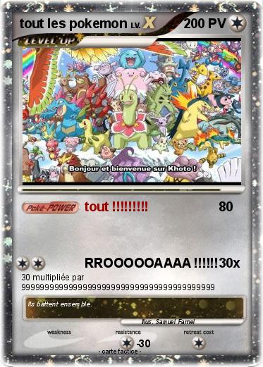 Pokemon tout les pokemon