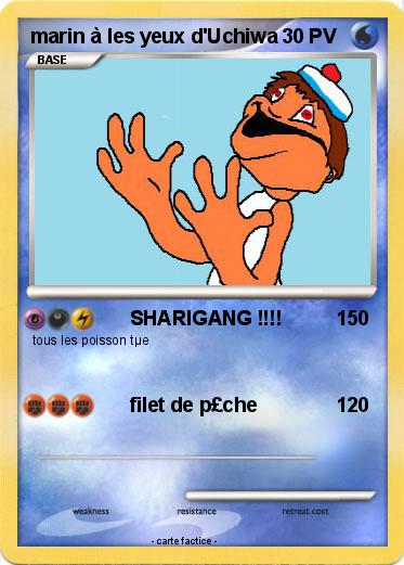 Pokemon marin à les yeux d'Uchiwa