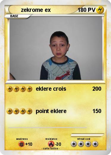 Pokemon zekrome ex