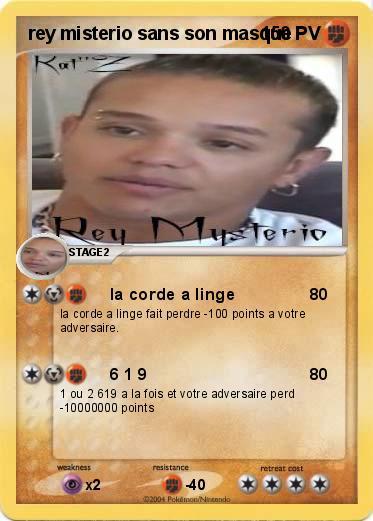 Pokemon rey misterio sans son masque
