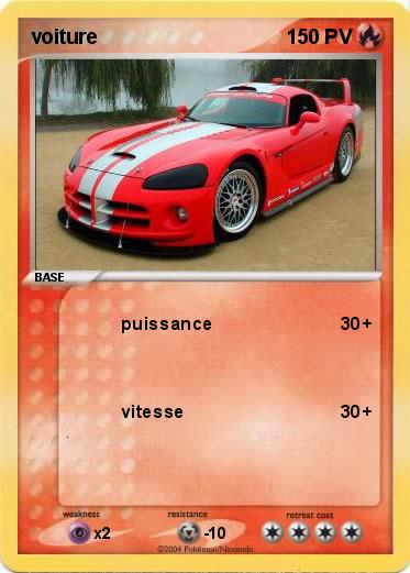 Pokemon voiture