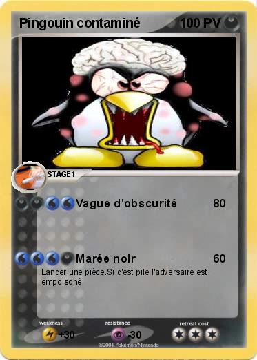 Pokemon Pingouin contaminé