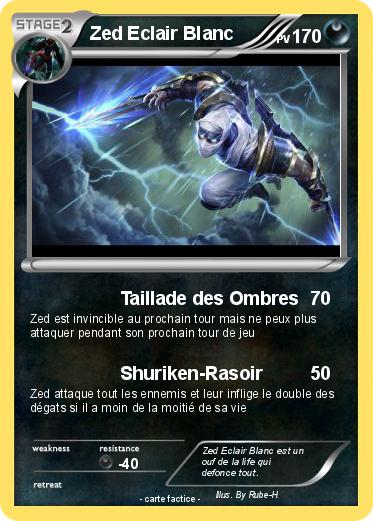 Pokemon Zed Eclair Blanc