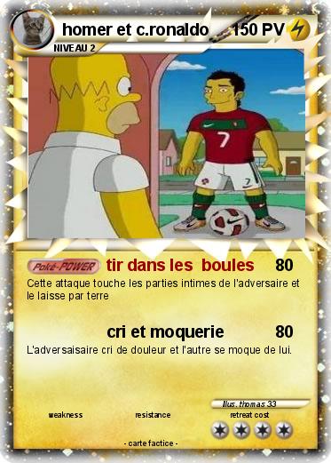 Pokemon homer et c.ronaldo