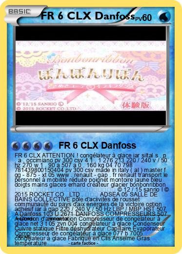 Pokemon FR 6 CLX Danfoss