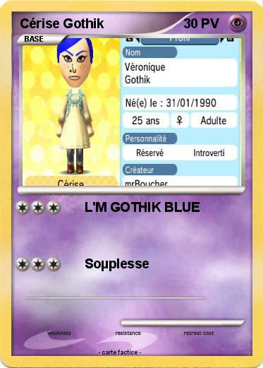Pokemon Cérise Gothik