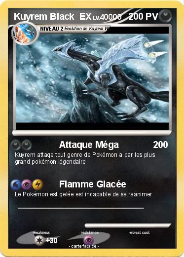 Pokemon Kuyrem Black  EX