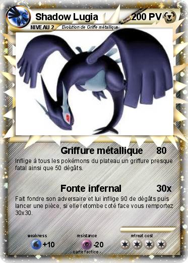 Pokemon Shadow Lugia