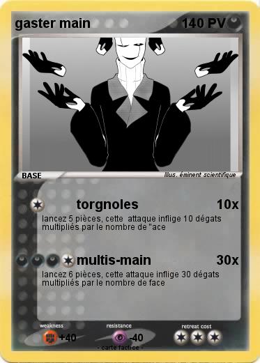 Pokemon gaster main