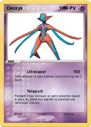 Pokemon Deoxys                             100