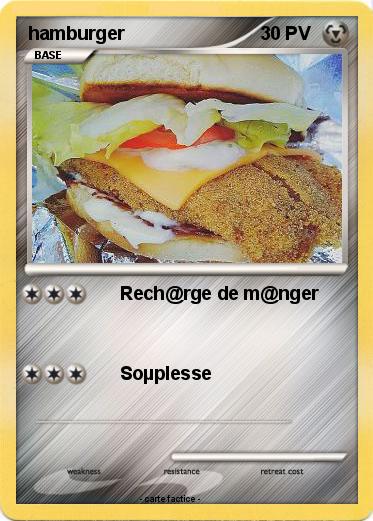 Pokemon hamburger