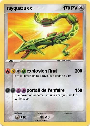 Pokemon rayquaza ex