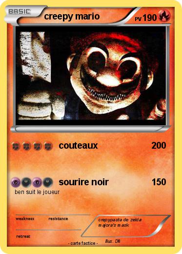 Pokemon creepy mario