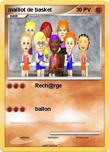 Pokemon maillot de basket