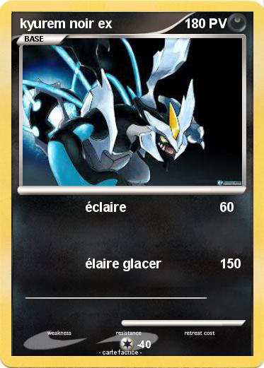 Pokemon kyurem noir ex