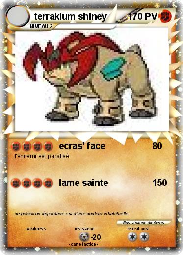 Pokemon terrakium shiney