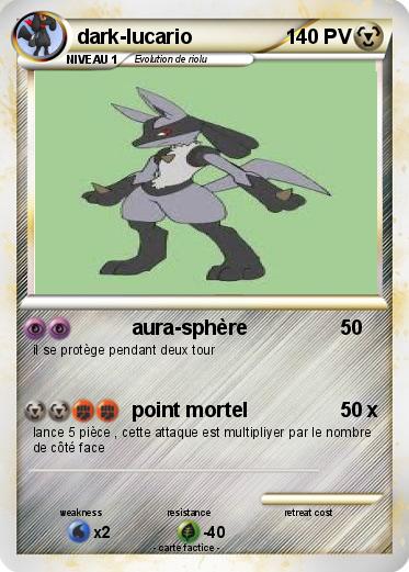 Pokemon dark-lucario
