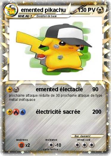 Pokemon emented pikachu
