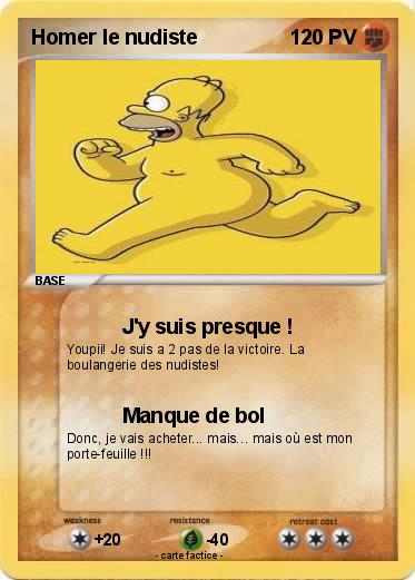 Pokemon Homer le nudiste