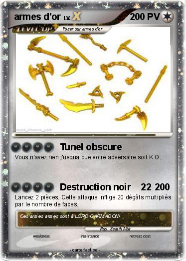 Pokemon armes d'or