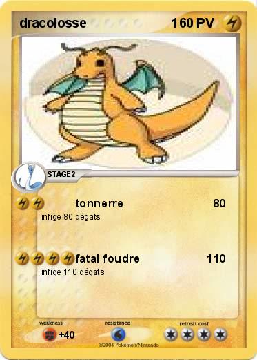Pokemon dracolosse                        1 