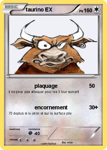 Pokemon taurino EX