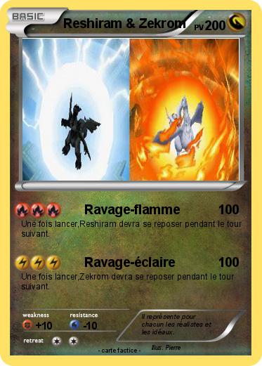 Pokemon Reshiram & Zekrom