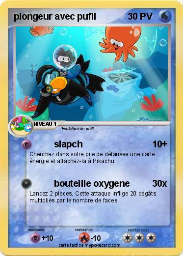 Pokemon plongeur avec pufll