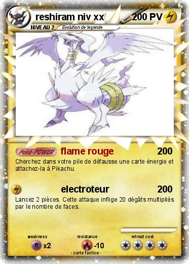 Pokemon reshiram niv xx