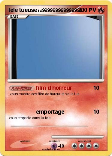 Pokemon tele tueuse