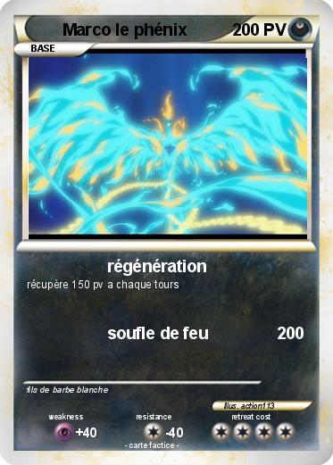 Pokemon Marco le phénix