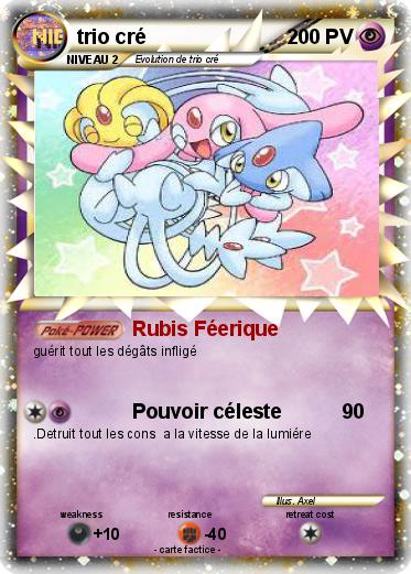 Pokemon trio cré
