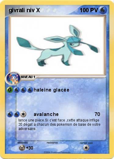 Pokemon givrali niv X