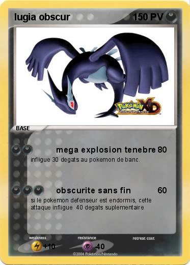 Pokemon lugia obscur
