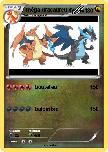 Pokemon méga dracaufeu xy