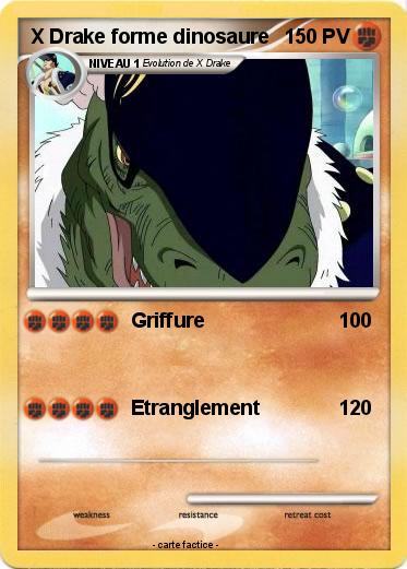 Pokemon X Drake forme dinosaure