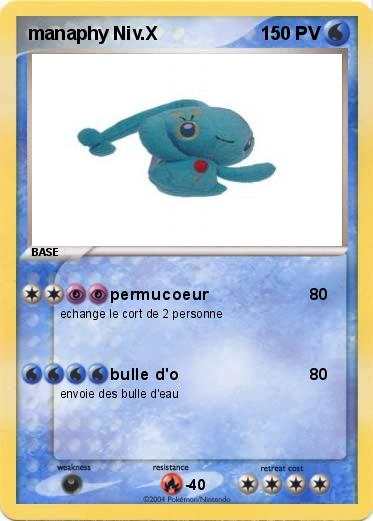 Pokemon manaphy Niv.X